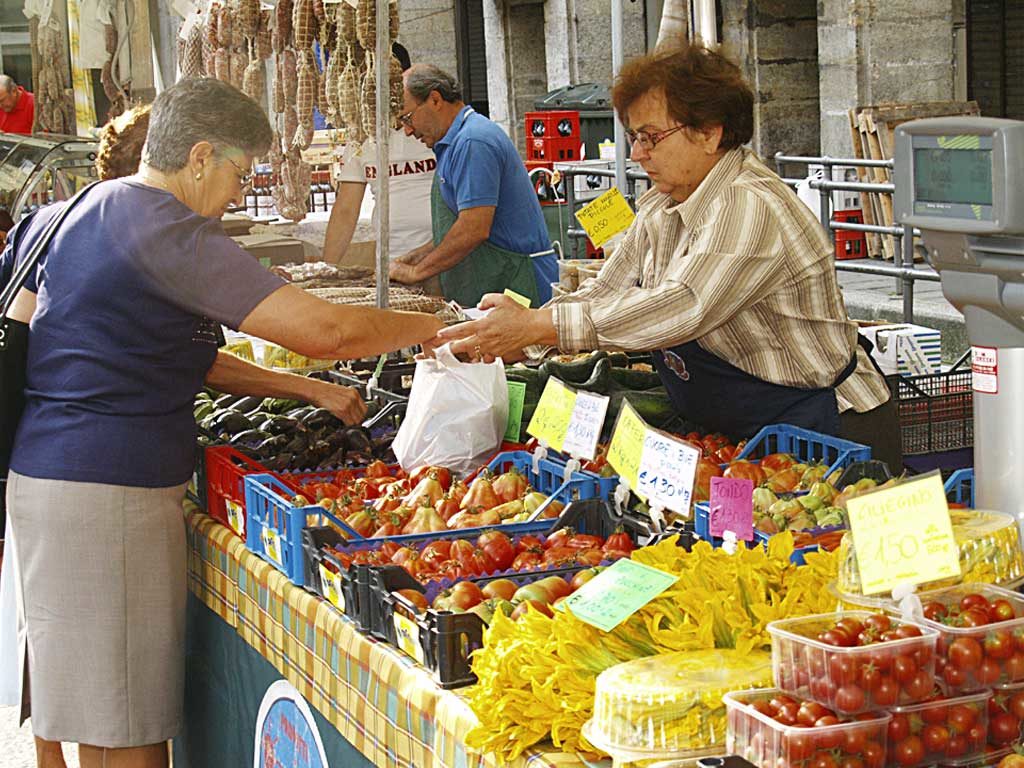 Vendita diretta in mercatino