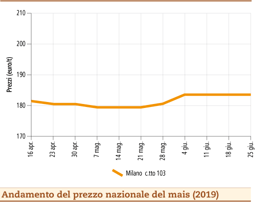 prezzi mais 1 luglio 2019