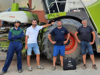 MaxiMaize agricoltori Chiaro e team Syngenta