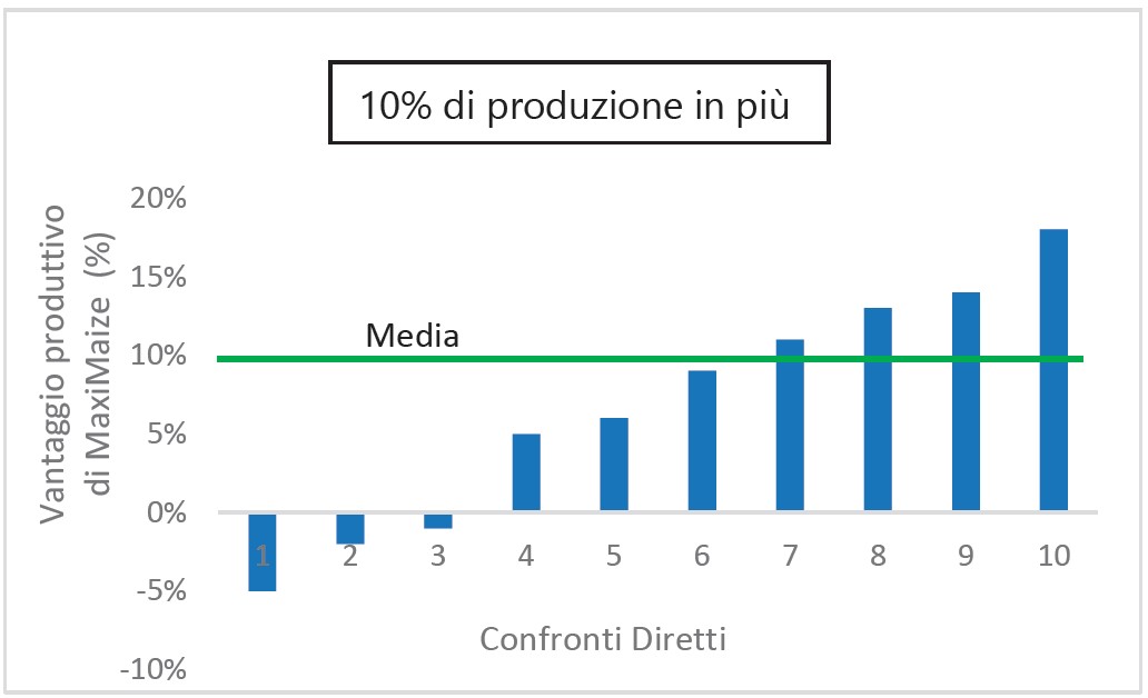 MaxiMaize - confronti con ibridi convenzionali