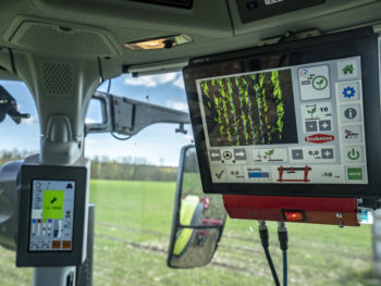 lemken terminale touch screen sarchiatrice