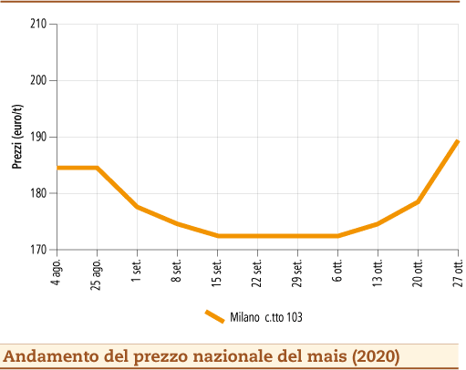 prezzi mais novembre 2020 lunedì 2