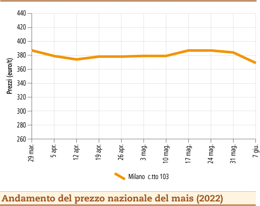 prezzi mais giugno 2022 lunedì 13