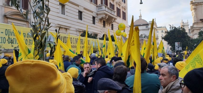 protesta Coldiretti 8 gennaio 2019