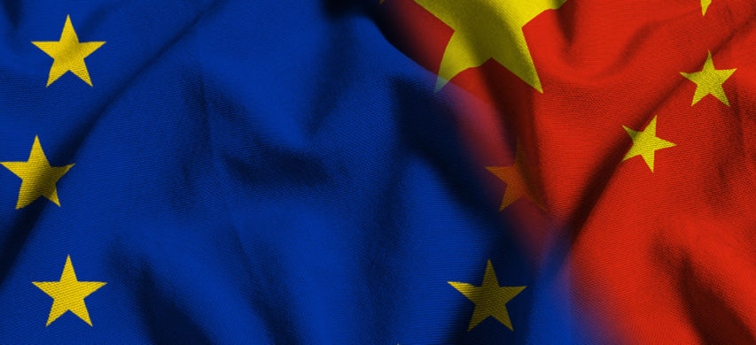bandiera UE Cina