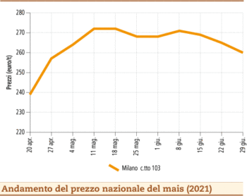 prezzi mais luglio 2021 lunedì 5