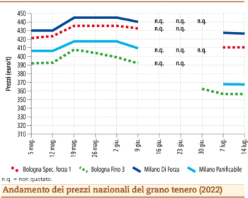 prezzi grano tenero luglio 2022 lunedì 18