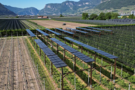 Impianto agrivoltaico a Bolzano