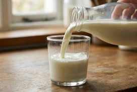 Bicchiere di latte