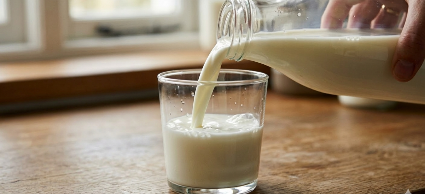 Bicchiere di latte