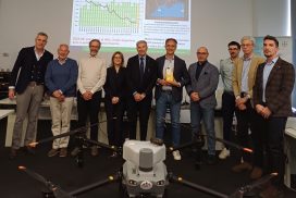 Mario Vigo, assessore Alessandro Beduschi e i partner Combimais PLUS